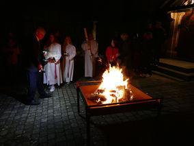 Lumen Christi - Auferstehungsmesse in St. Crescentius (Foto: Karl-Franz Thiede)